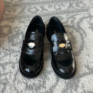 Miu Miu Penny Loafers 39